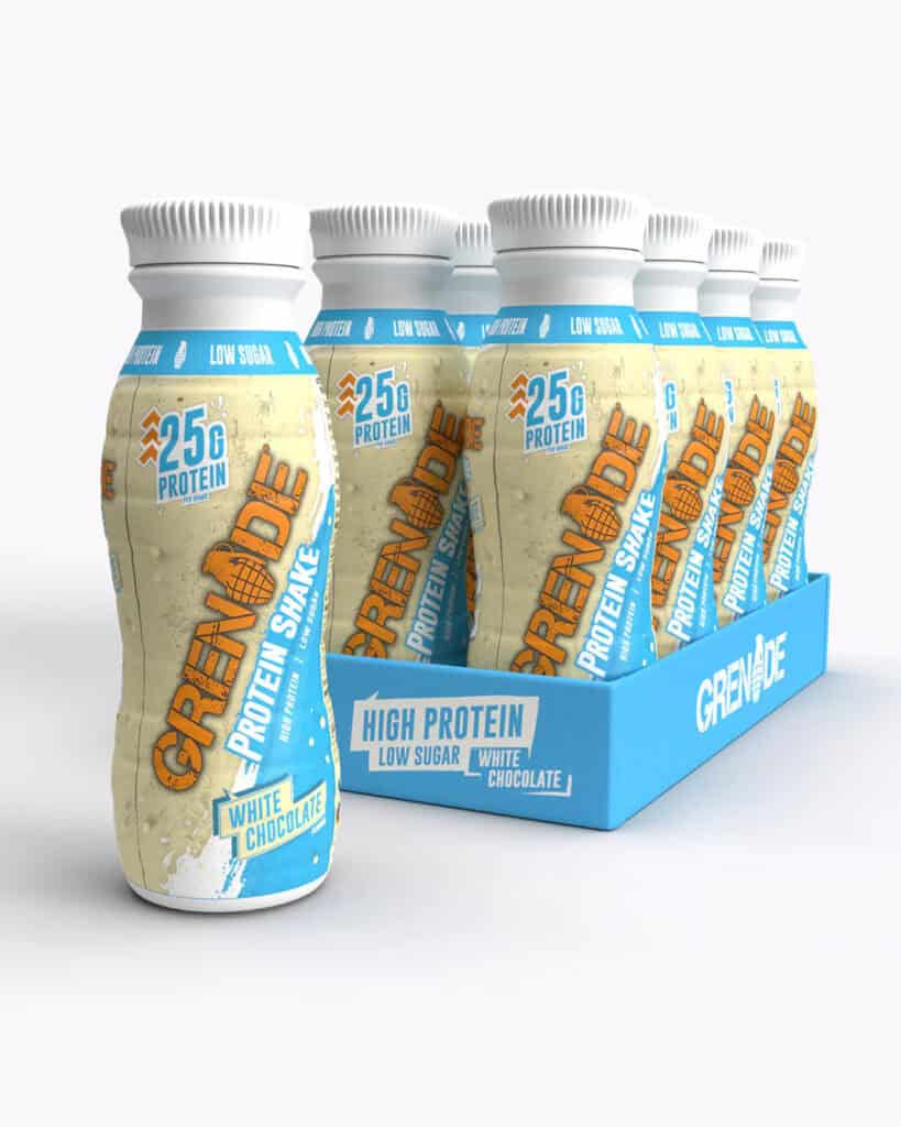 Grenade protein shakes perfect for accompanying your workout
