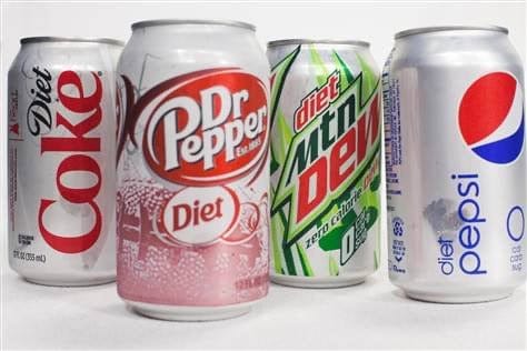 Zero sugar soft drinks we sell